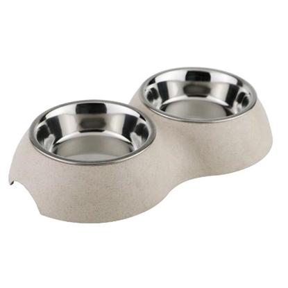 Picture of Eco-Friendly Double Cat Bowl – 190ml Recycled Material